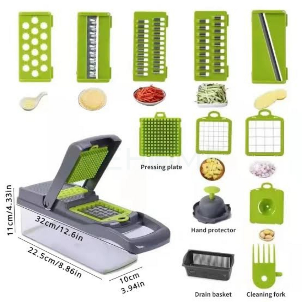 16 in 1 Multifunctional Vegetable Slicer Cutter