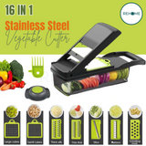 16 in 1 Multifunctional Vegetable Slicer Cutter