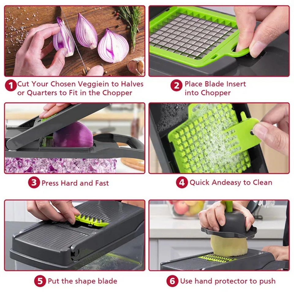 16 in 1 Multifunctional Vegetable Slicer Cutter